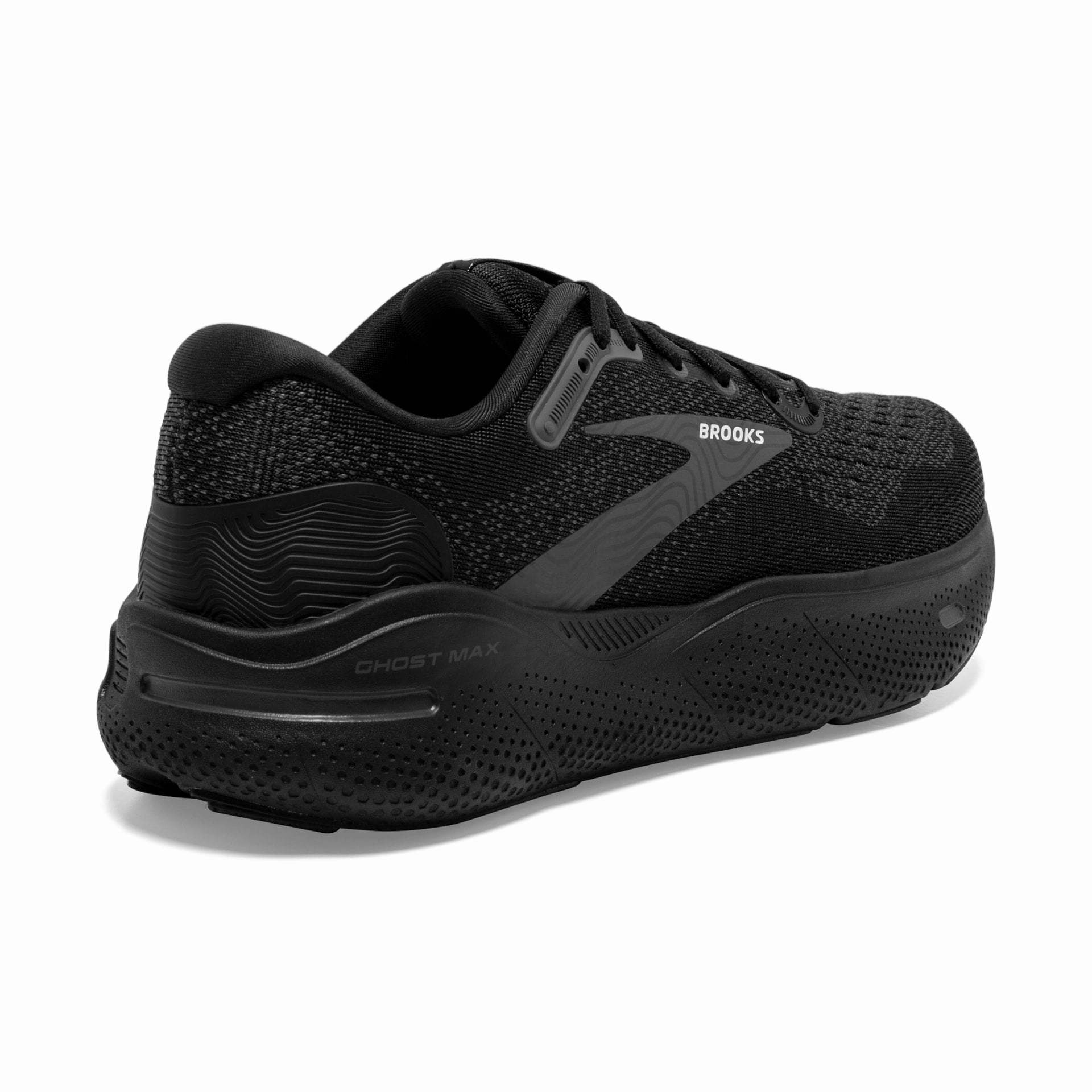 For Walking Excellent Walking Brooks Mens Ghost Max- Black/Black/Ebony (1104061D020)