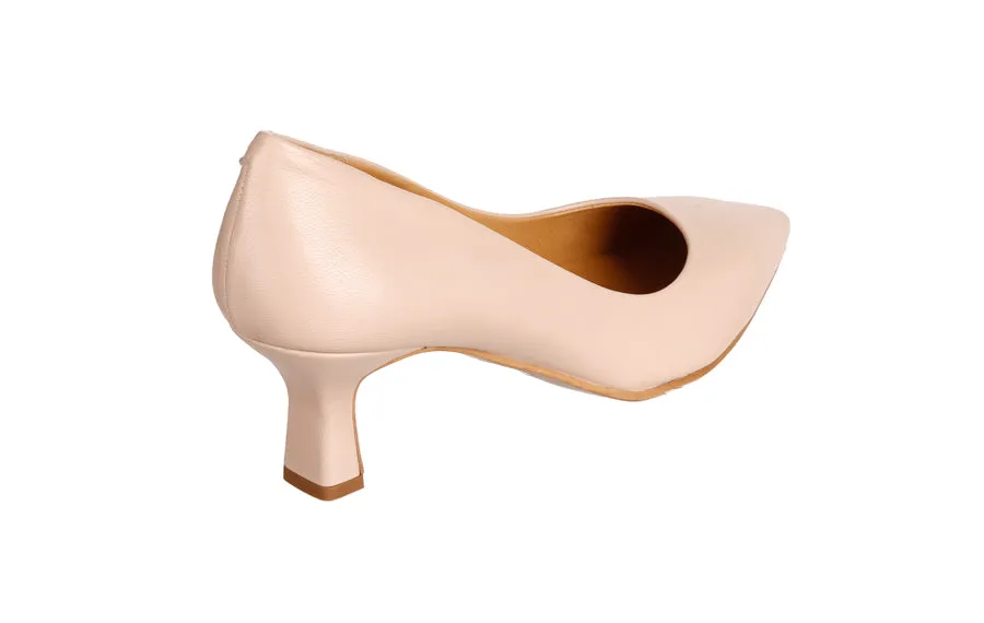Mdf Amina Nude Size 4.5 Heel Shoes