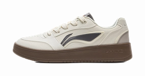 Best Casual Work Shoe LiNing Yuanbao V3 Anti Slip Wear Resistant Low Top Skateboard Shoes Men's Ecru