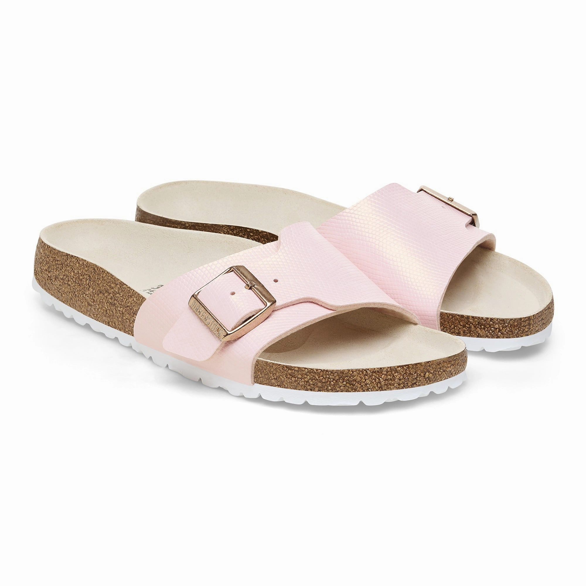Soft Footbed Sandals Catalina Birko-Flor Embossed