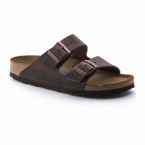 Depot Huntington Ny Birkenstock Unisex Arizona Soft Footbed Oiled Leather Sandal - Habana