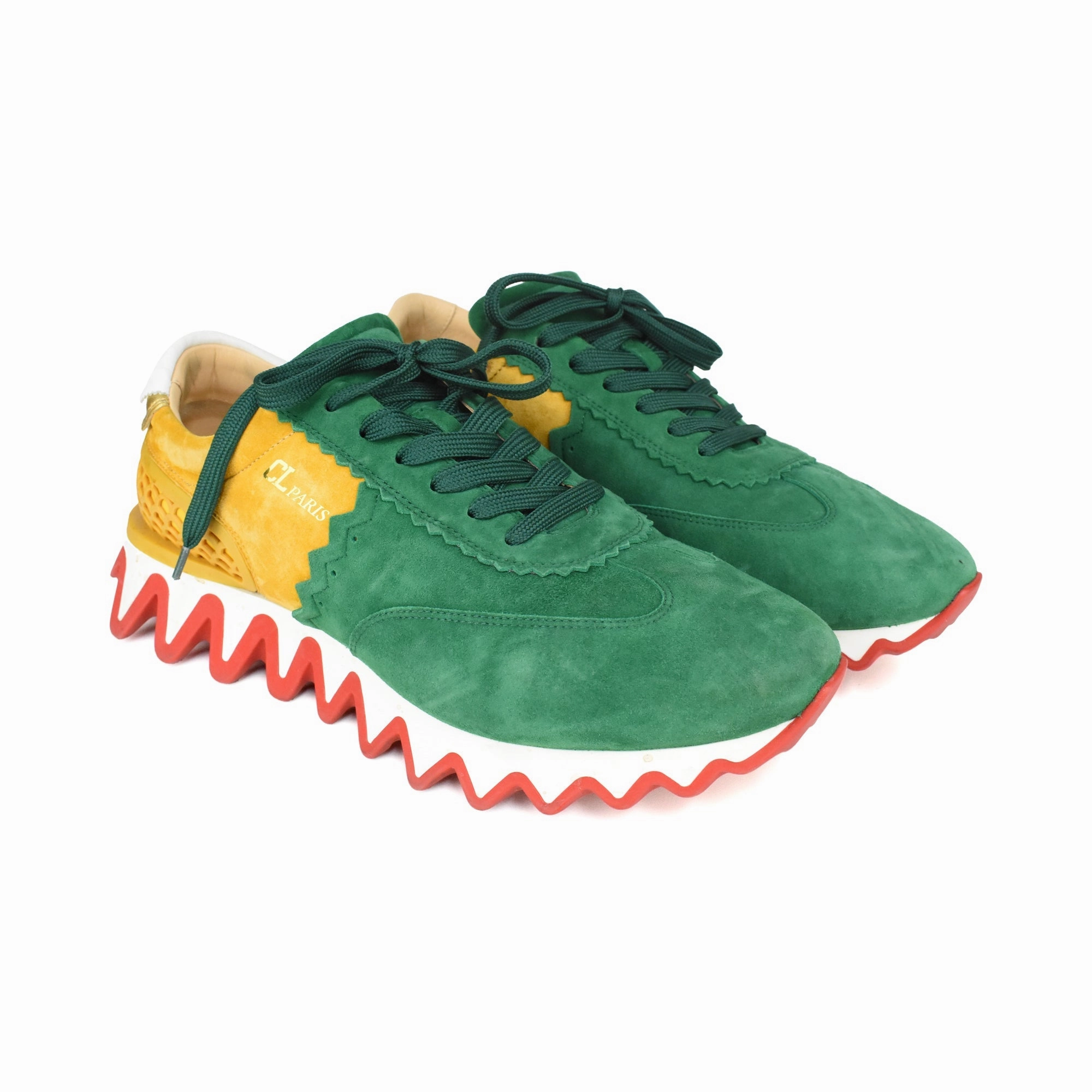Shoes That Turn Into Flats Christian Louboutin 'Loubishark' Sneakers - Men's 46