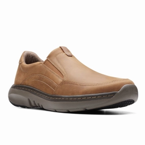 Clarks Men's Pro Step Beeswax Leather Casual Shoes Ffxiv