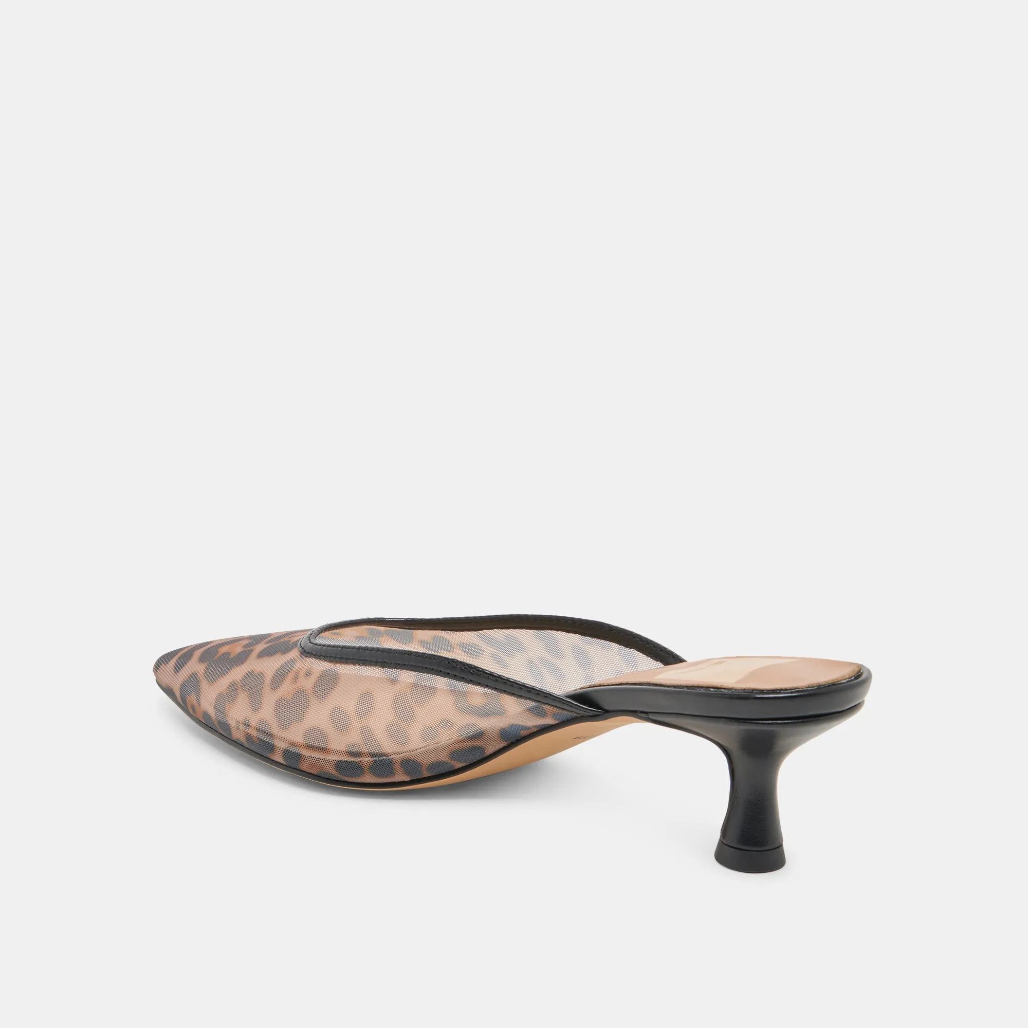 High Heel Drop Shoes CLEO HEELS DK LEOPARD MESH