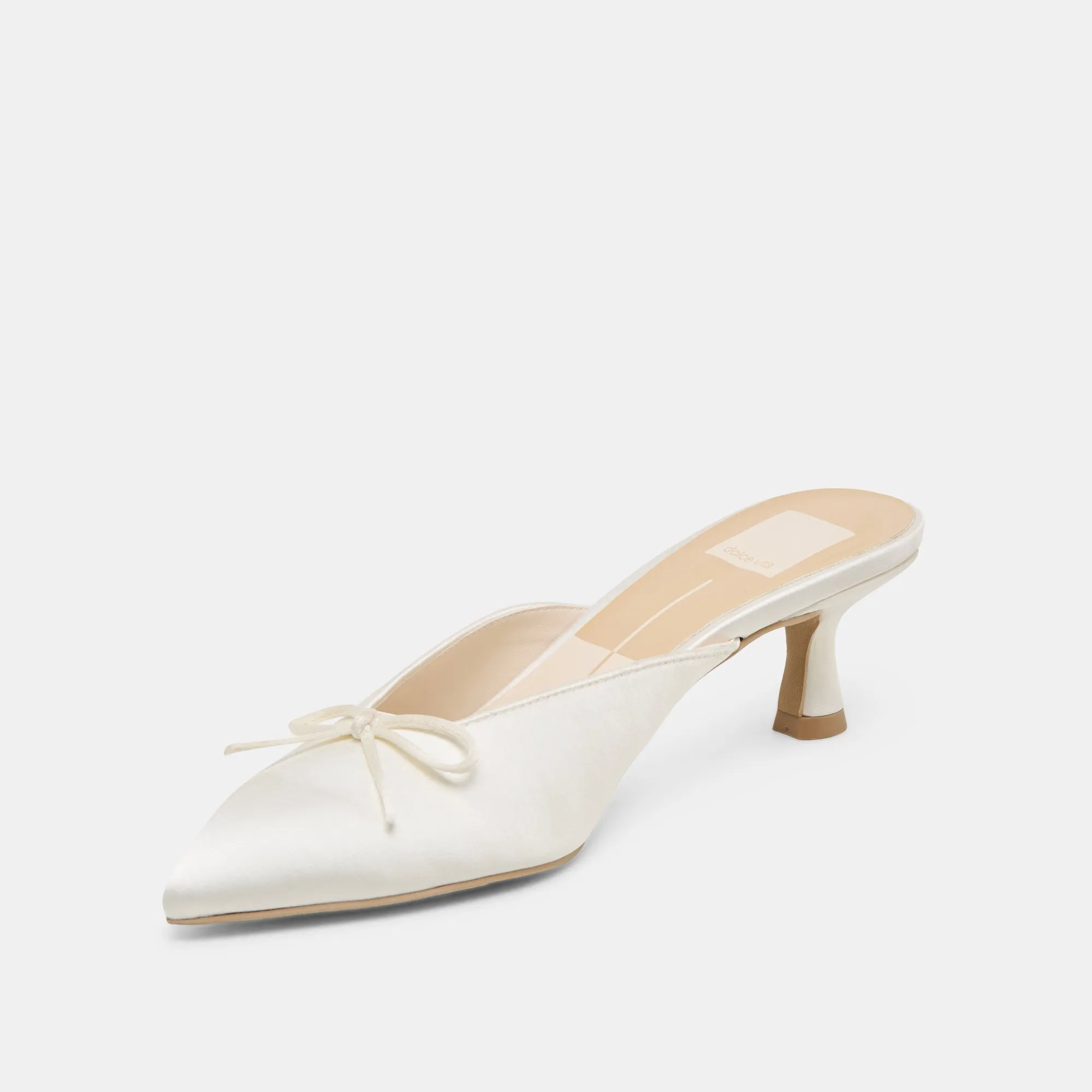 High Heels Models CLEO HEELS OFF WHITE SATIN