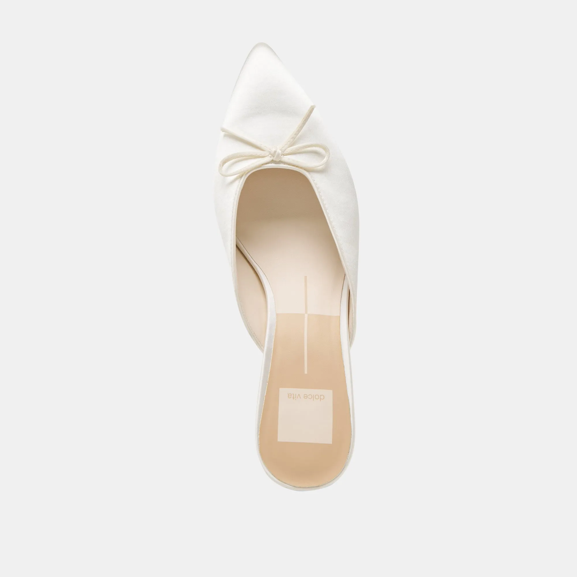 CLEO HEELS OFF WHITE SATIN Supportive High Heels