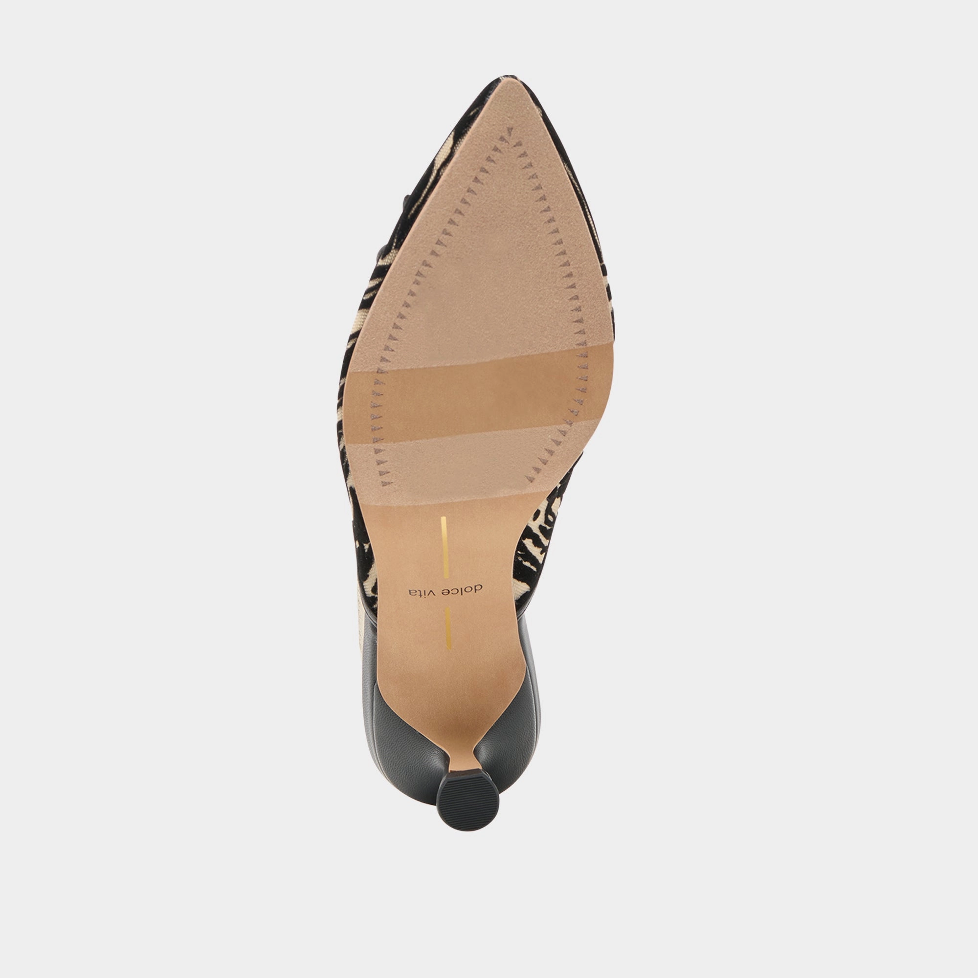 CLEO HEELS ZEBRA VELVET MESH Princess Heels