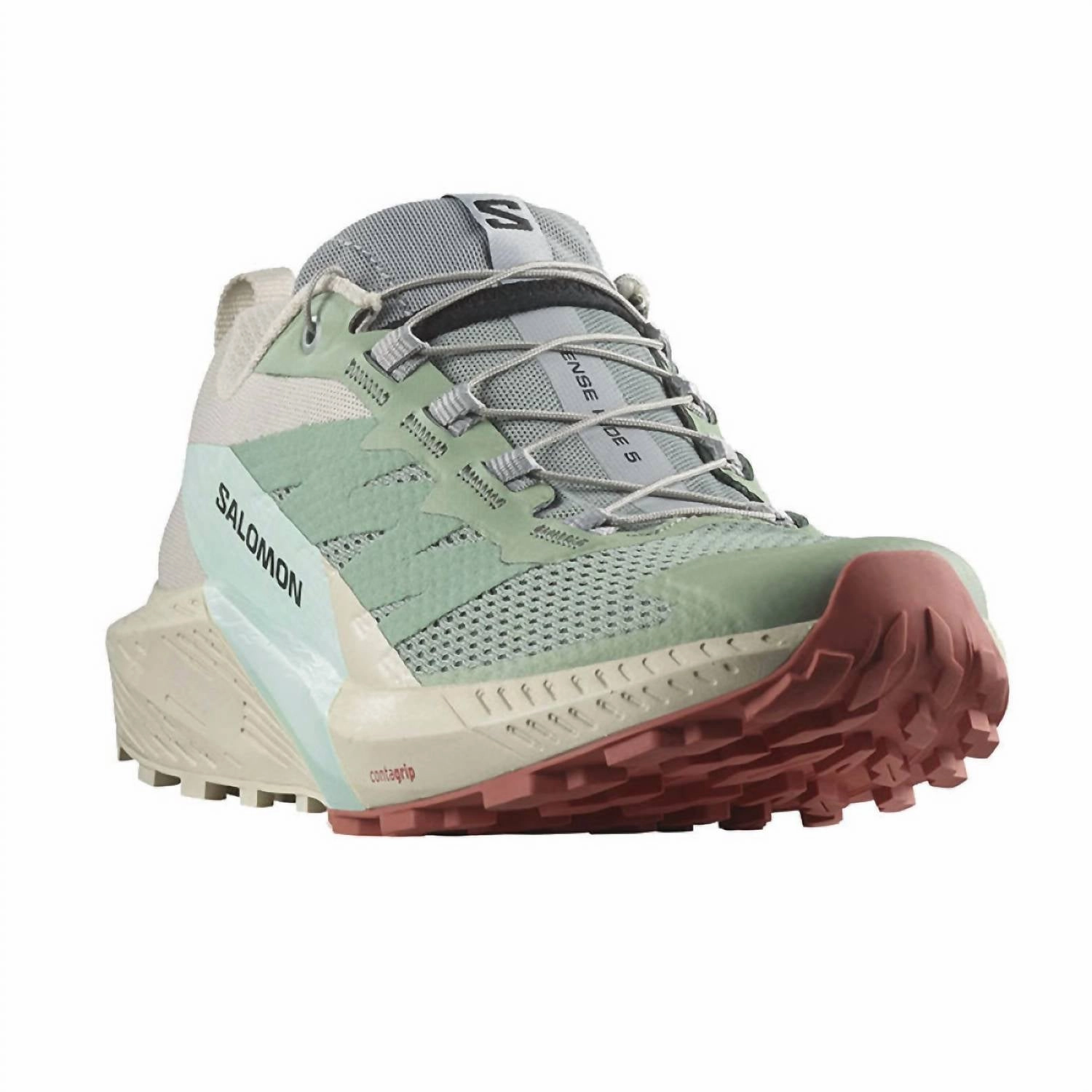 Gtx Trail Running Shoes Women Sense Ride 5 Running Shoe In Lily Pad/rainy Day/bleached Aqua