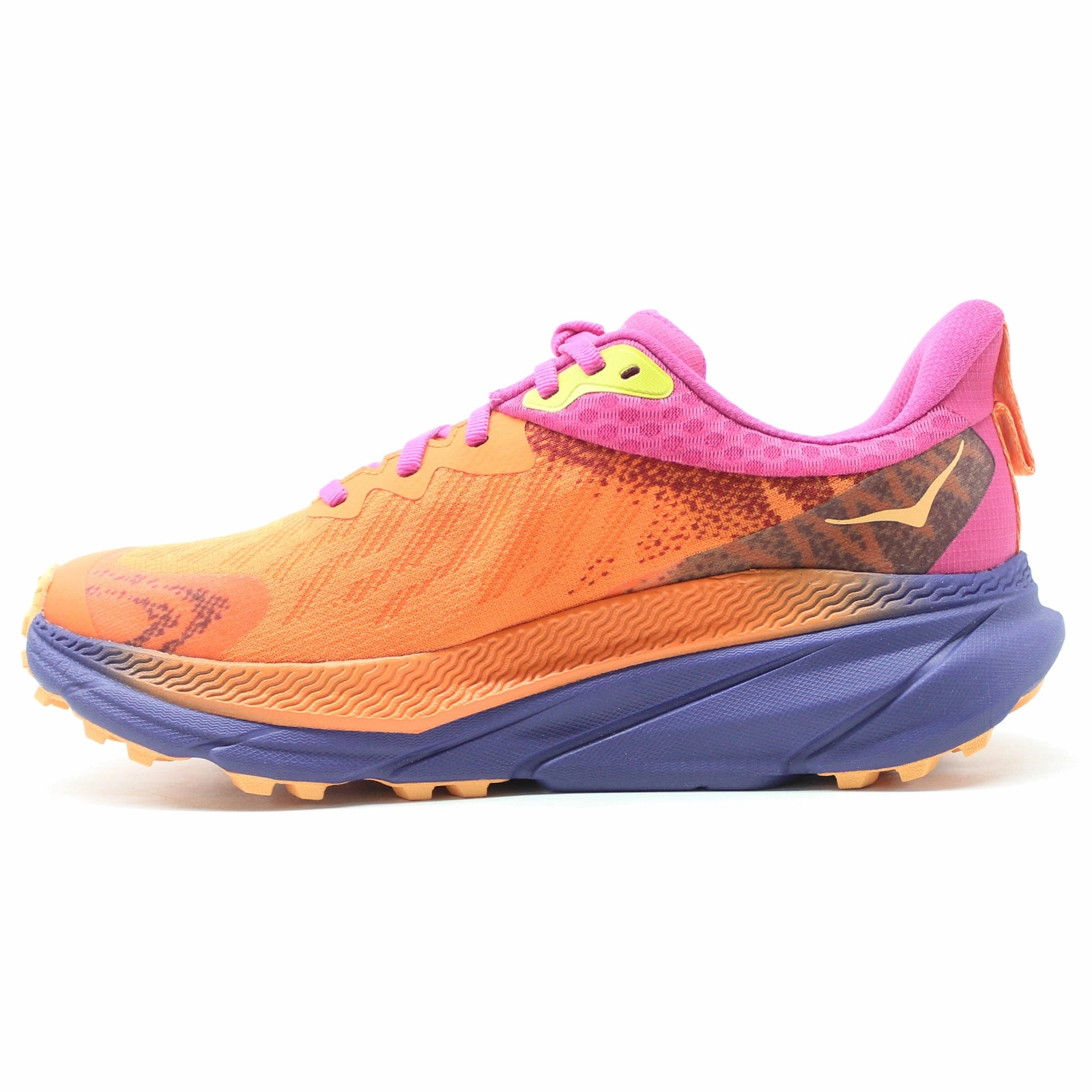 Hoka Challenger ATR 7 GTX Textile Synthetic Women's Vibrant Orange Pink Yarrow Running Trainers - UK 6.5 - US 8 Women - EU 40 Charged Bandit Trail Storm Running Shoes