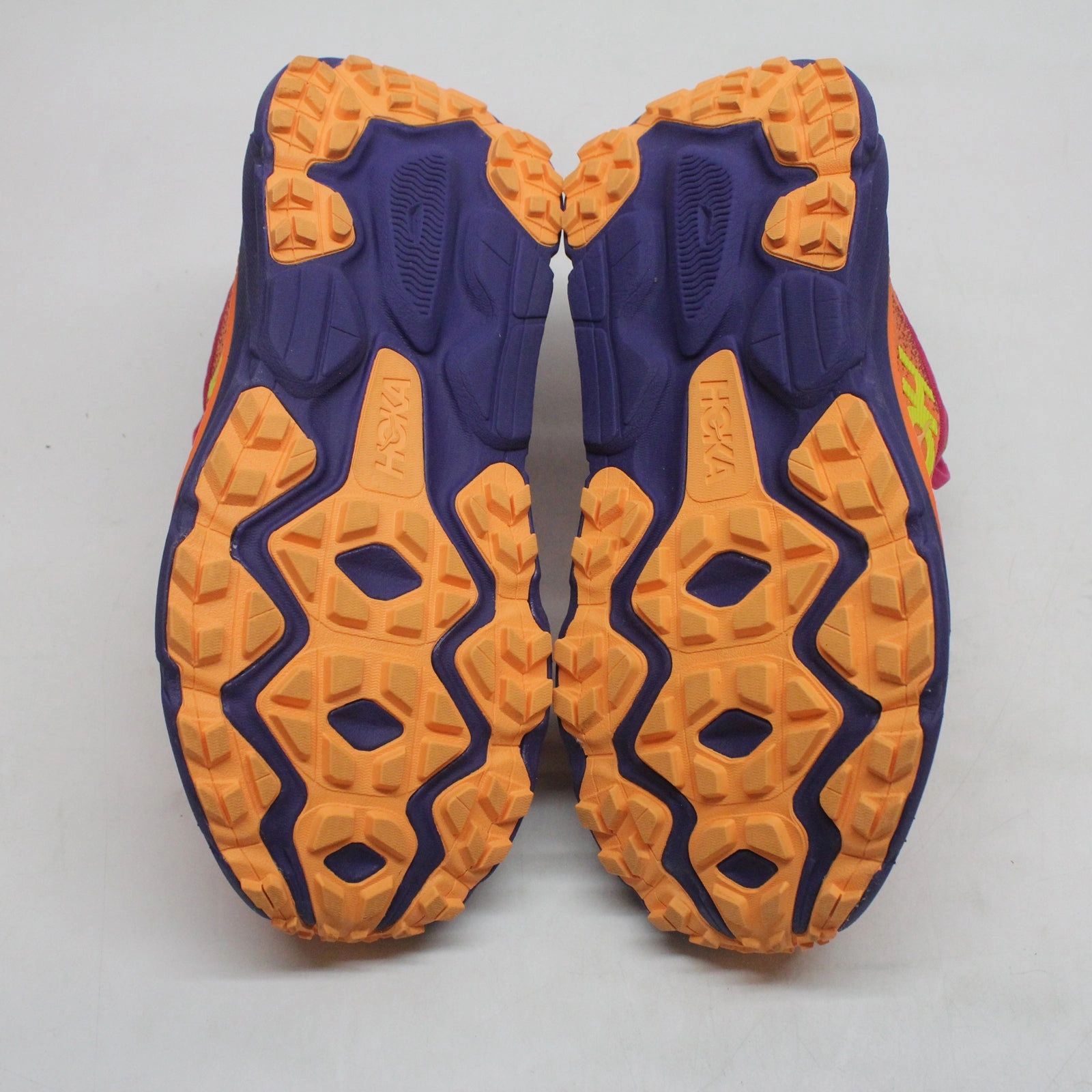 Trail Running Shoes Water Resistant Hoka Challenger ATR 7 GTX Textile Synthetic Women's Vibrant Orange Pink Yarrow Running Trainers - UK 6.5 - US 8 Women - EU 40