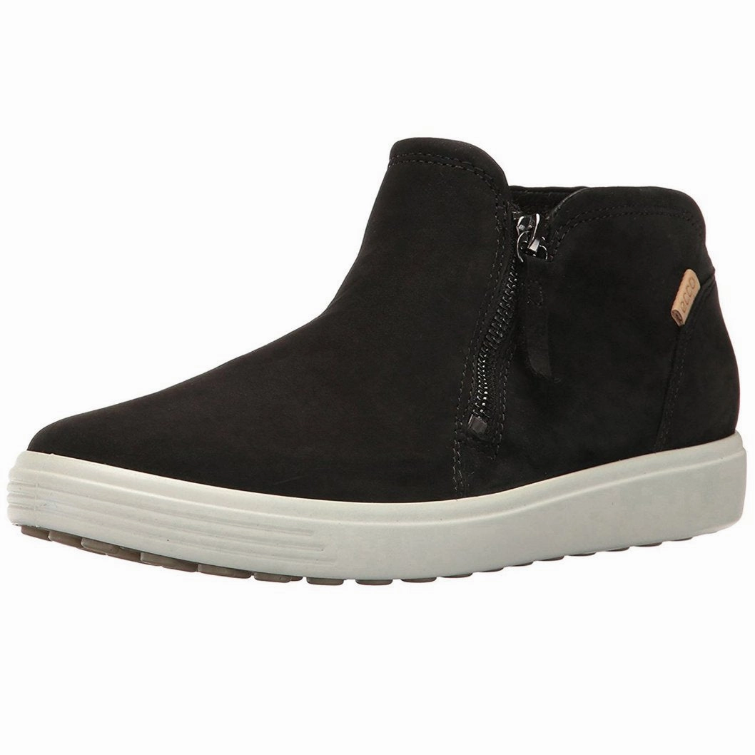 Sam Edelman Garret Combat Boots - Combat Boots Ecco Soft 7 Nubuck Leather Women's Zip Up Ankle Boots