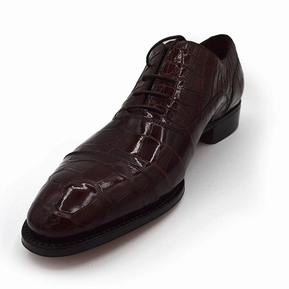 Caporicci 1102 Baby Alligator Lace Up Dress Shoes Smart Casual Shoes Sale