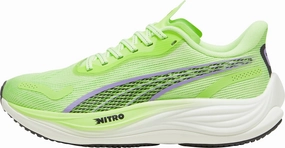 Puma Cushioned Shoes Puma Velocity Nitro 3 Womens Running Shoes - Green