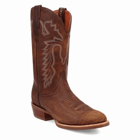 Dan Post Mens Neeley Tan Leather Cowboy Boots Girl Boots