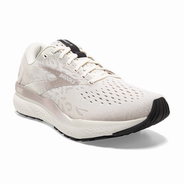Dressy Walking Shoes Brooks Men's Ghost 16 Off-White