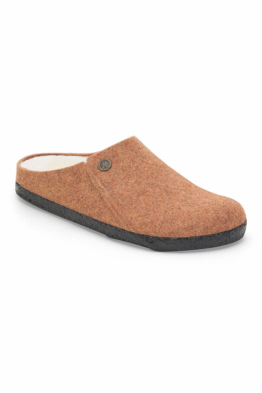 Birkenstock Zermatt Wool Felt Shearling Slippers for Men in Toffee | 1027978 Usa Miami