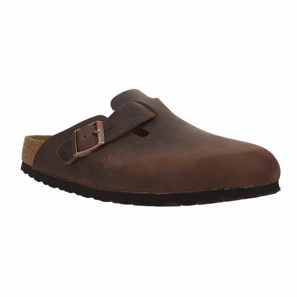Crocs Boston Soft Footbed Oiled Leather Clogs
