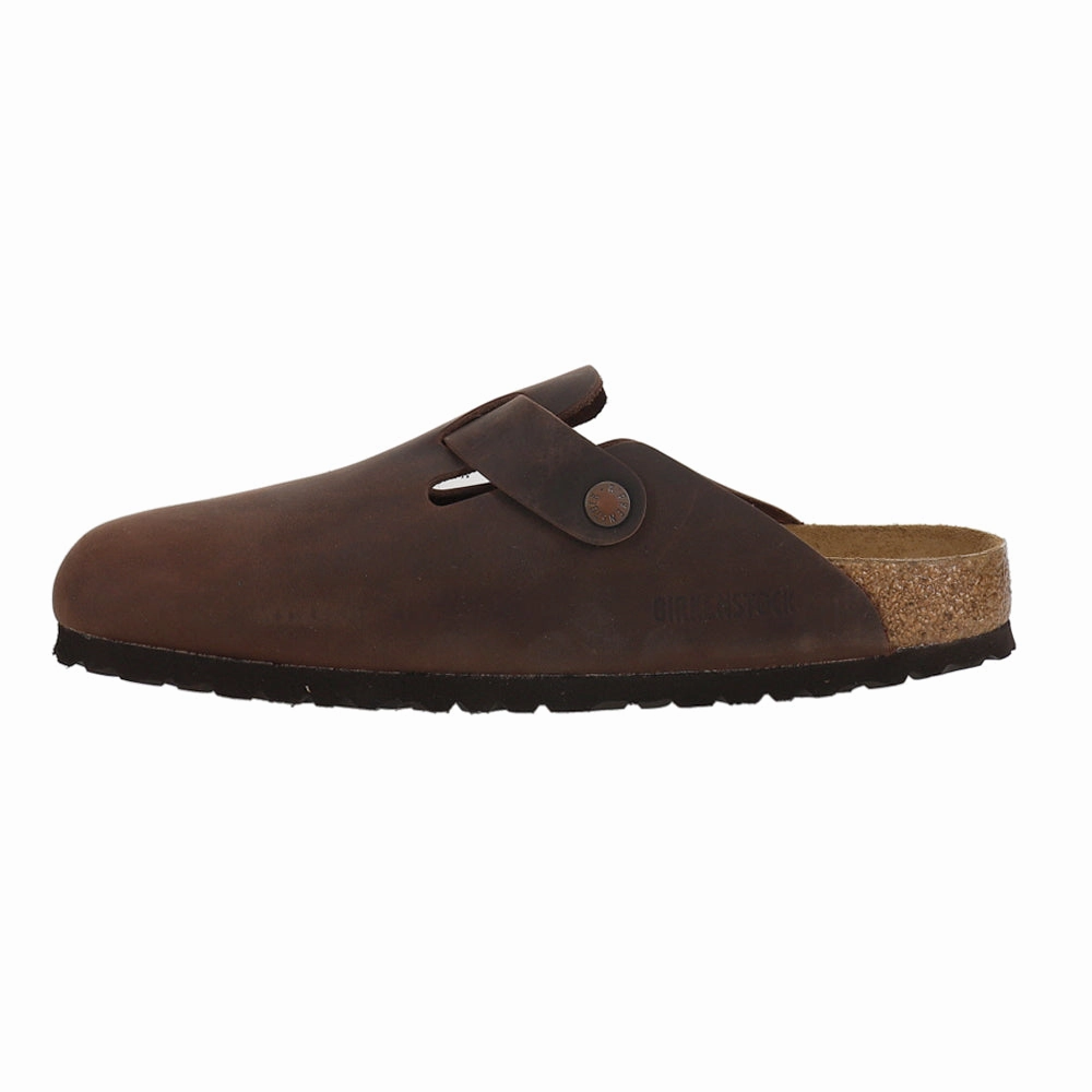 Boston Soft Footbed Oiled Leather Clogs Birkenstock Insole