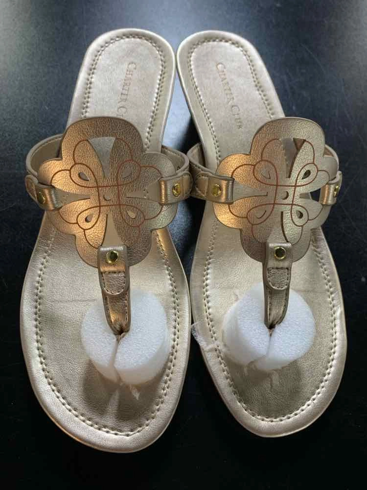 Casual Belk Shoes NWT CHARTER CLUB SHOES Shoe Size 8 Gold Shoes