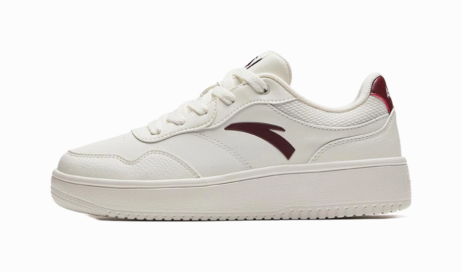 ANTA Skateboarding Series Sneakers 'White Red' Women's Basketball Shoes That Can Be Worn