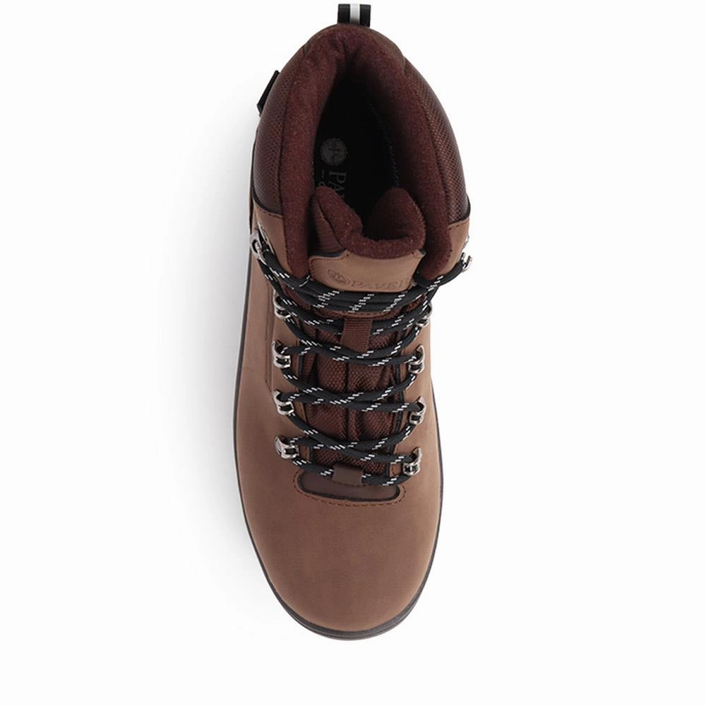 Lace-Up Walking Boots - SUNCH40005 / 325 727 - Brown Best Mid Weight Hiking Boots