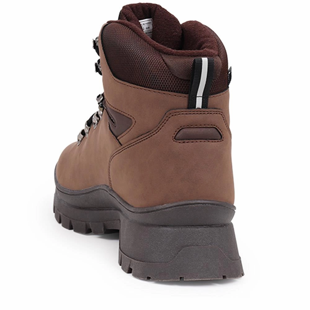 Lace-Up Walking Boots - SUNCH40005 / 325 727 - Brown Hiking Boots And Socks