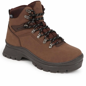 Hiking Boots At Walmart Lace-Up Walking Boots - SUNCH40005 / 325 727 - Brown