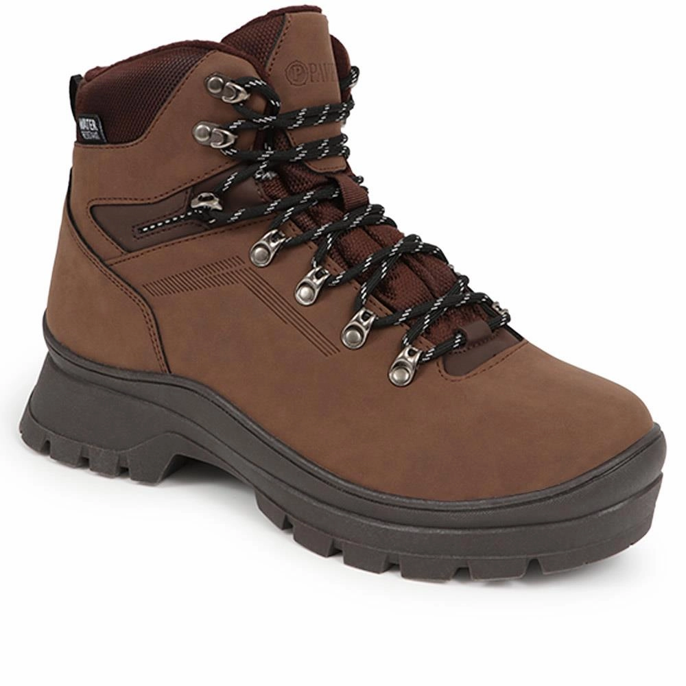 Lace-Up Walking Boots - SUNCH40005 / 325 727 - Brown Hiking Boots Ratings