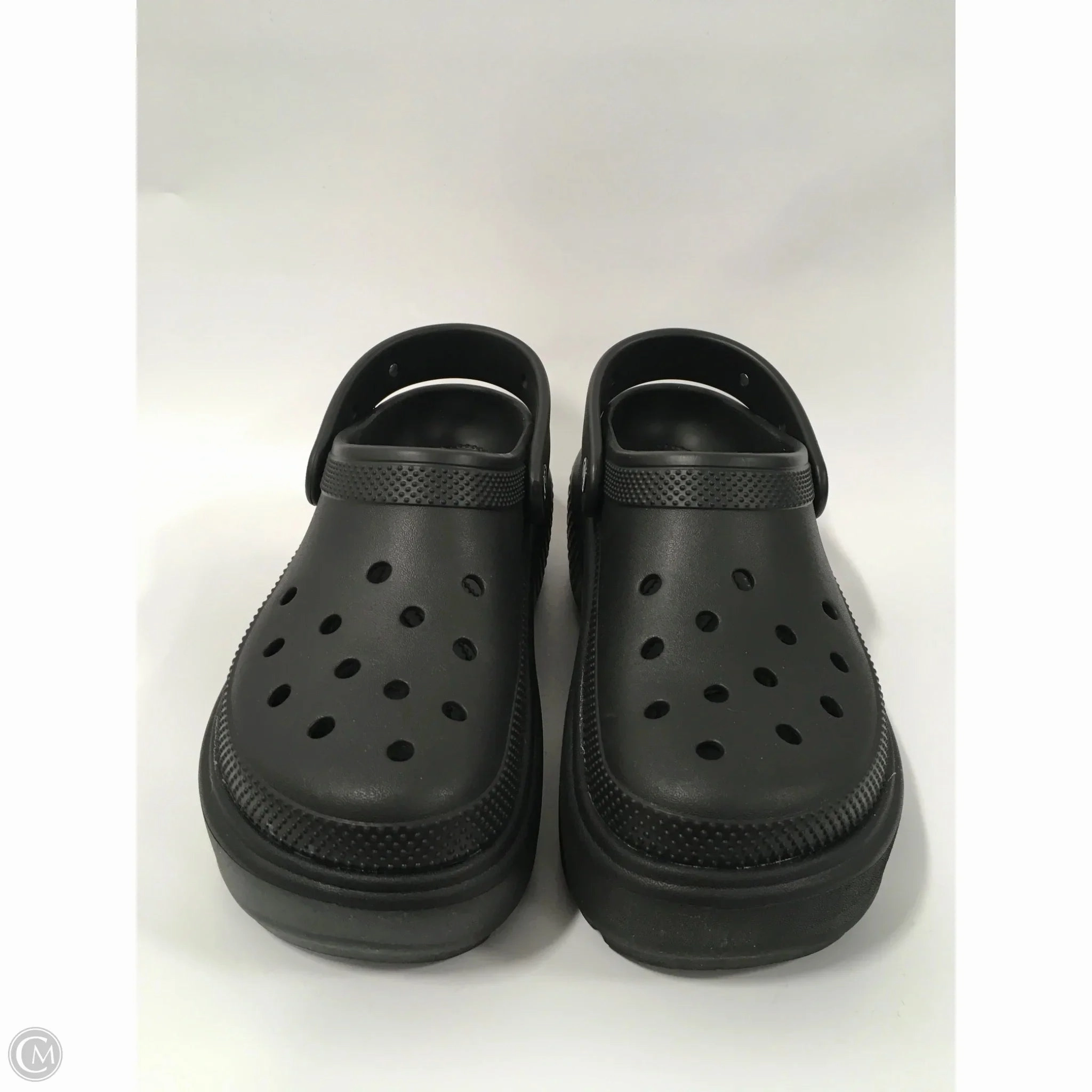 Shoes Heels Platform By Crocs In Black, Size: 10 High Heels Naked