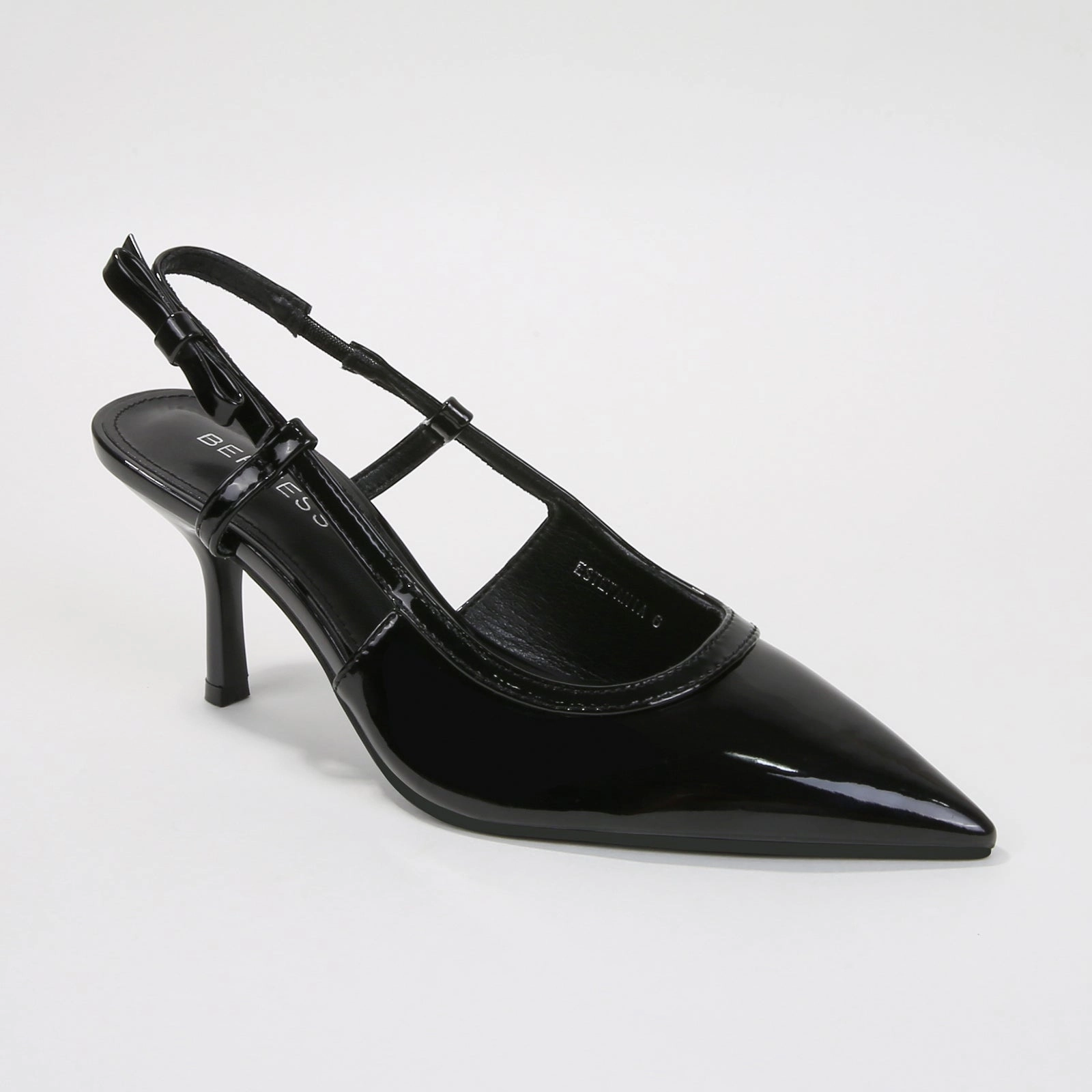 Estefania Slingback Kitten Heels with Bow Accent