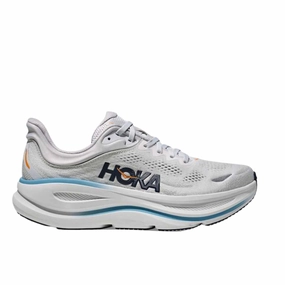Combat Boots And Dress Style Women's - HOKA Bondi 9 - cosmic grey / white