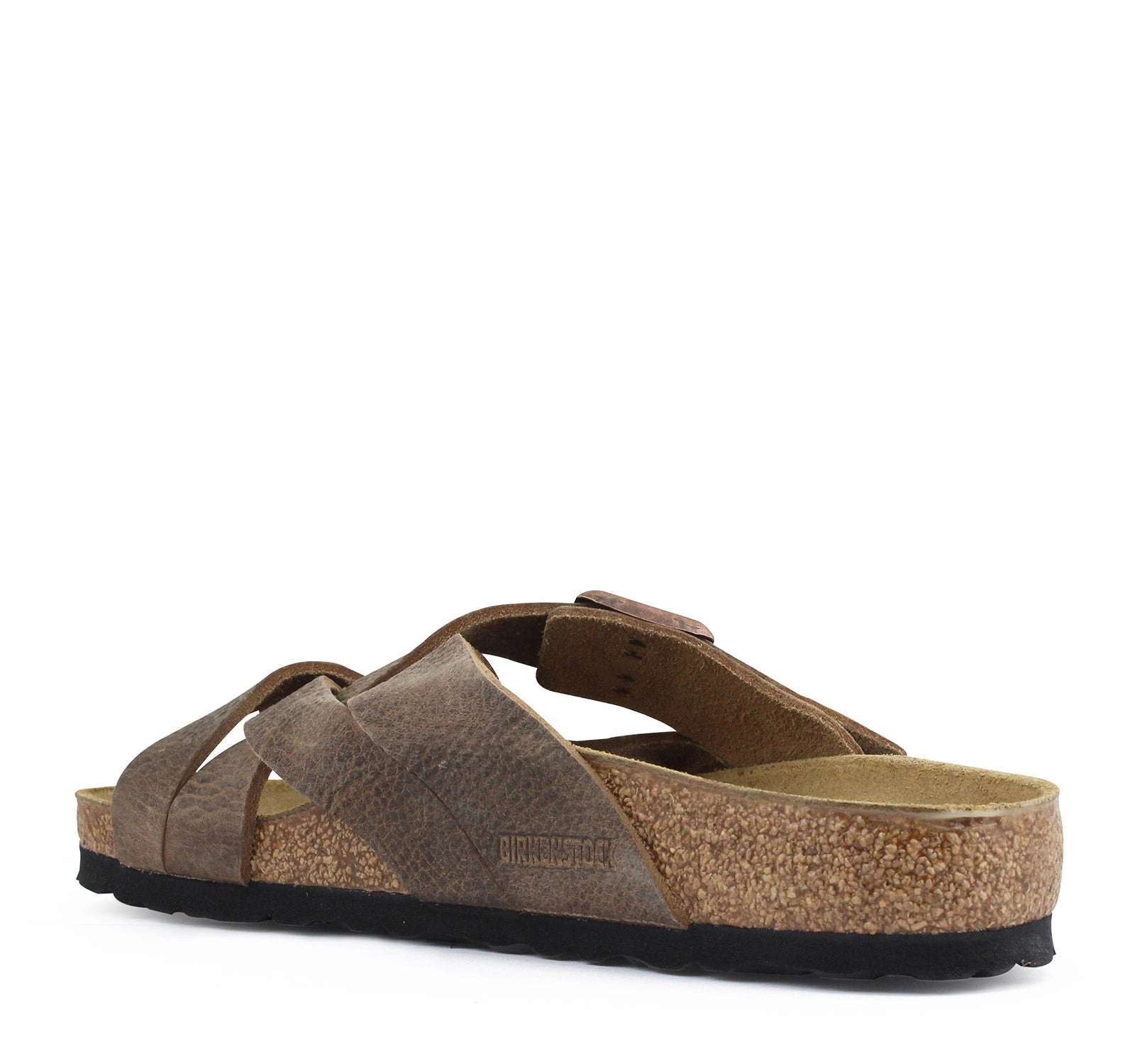 Soft Sole Sandals Birkenstock Lugano Oiled Leather Sandal