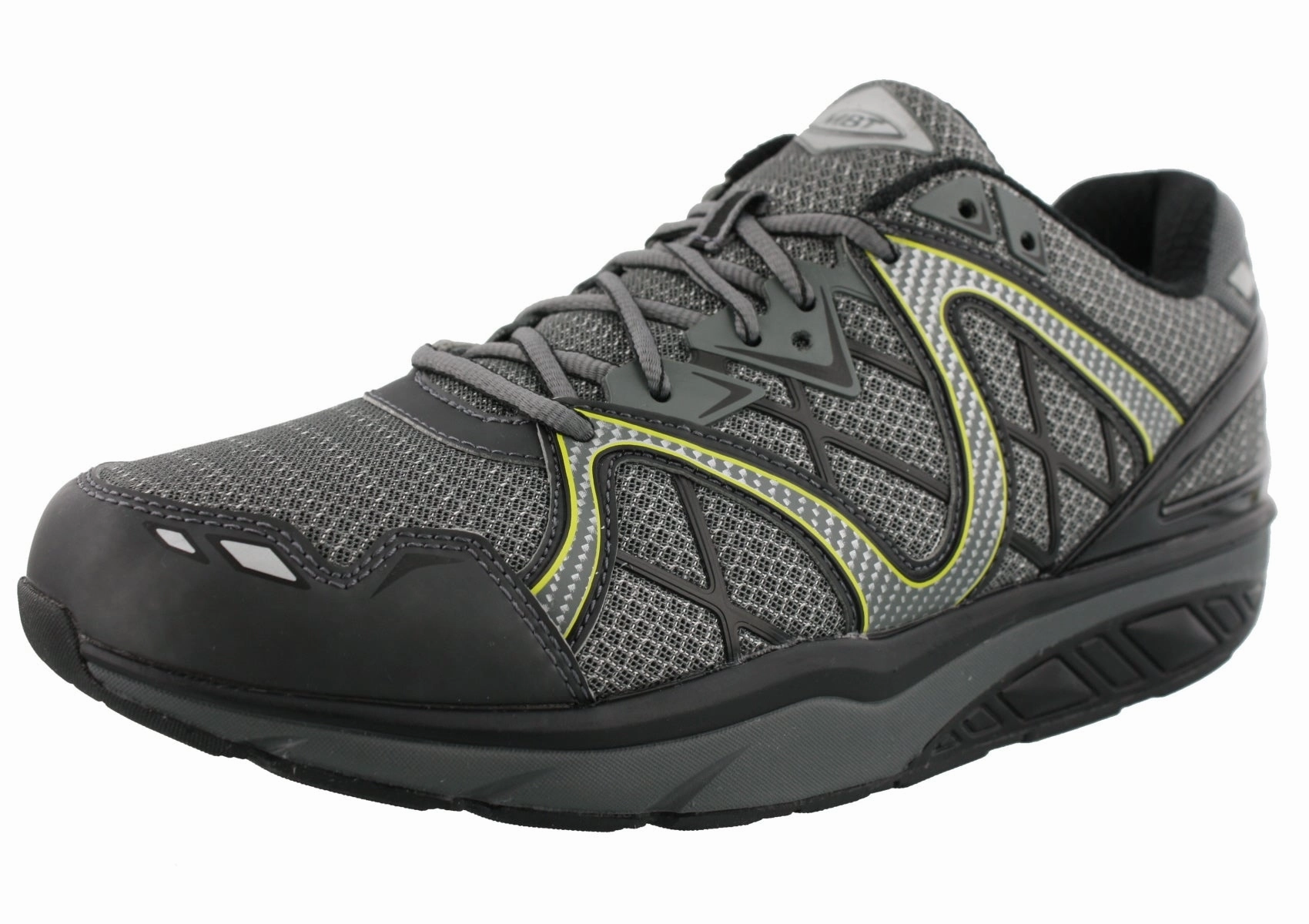 Trail Running Shoes With Rock Plate MBT  Simba 6 Rocker Bottom Recovery Trail Walking Shoes Men