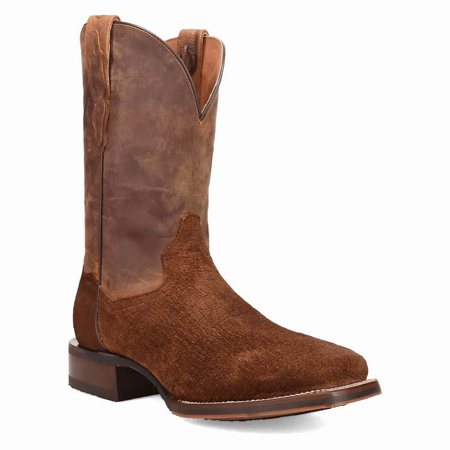 Dan Post Mens Snyder Tan/Brown Leather Cowboy Boots Leopard Boots