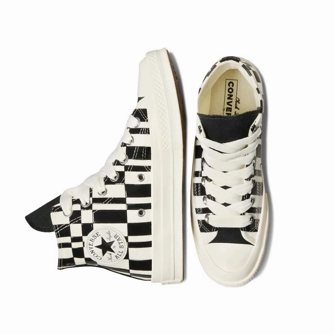 Converse - Unisex Chuck 70 Checkered High Top Shoes (A08764C) Stylish Casual Shoes