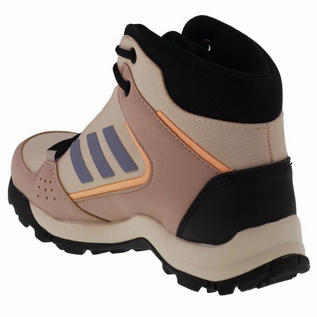 Adidas Kids Terrex Hyperhiker Mid Sand Strata Silver Violet Acid Orange Barefoot Waterproof Hiking Shoes