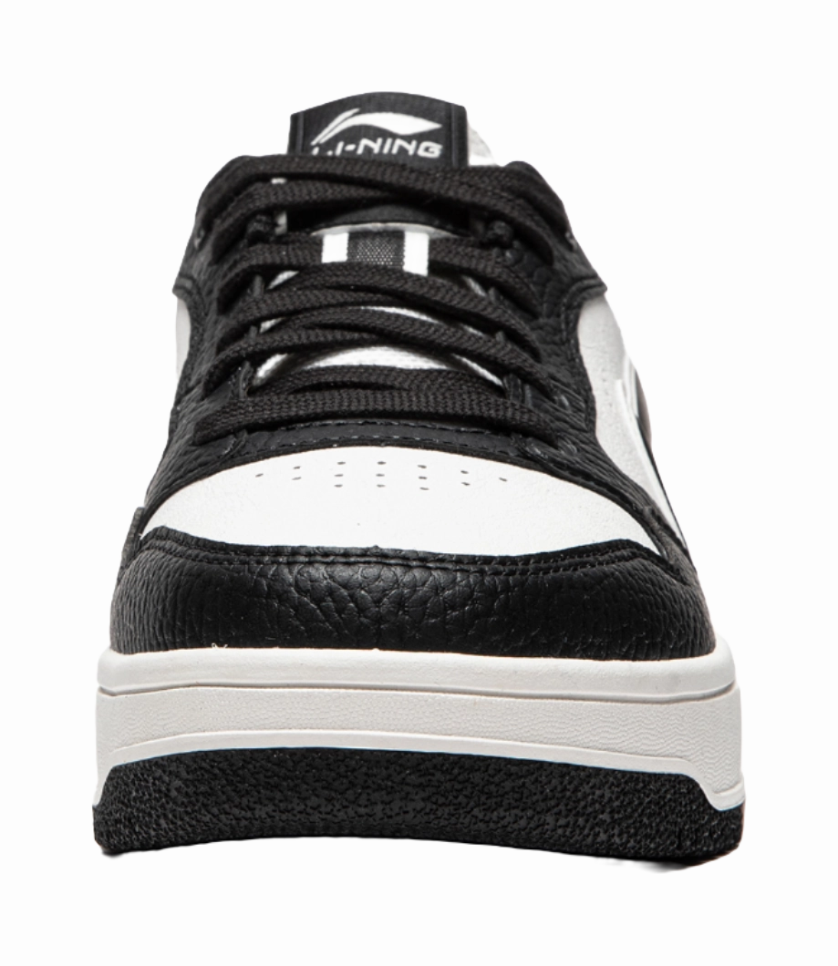 LiNing Tianji Soft Slip Resistant Cushioning Abrasion Resistant Low Top Skateboard Shoes Women's White Black Casual Leather Shoes Australia