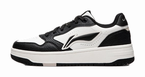 Braver Rayland Casual Slip On Shoes LiNing Tianji Soft Slip Resistant Cushioning Abrasion Resistant Low Top Skateboard Shoes Women's White Black