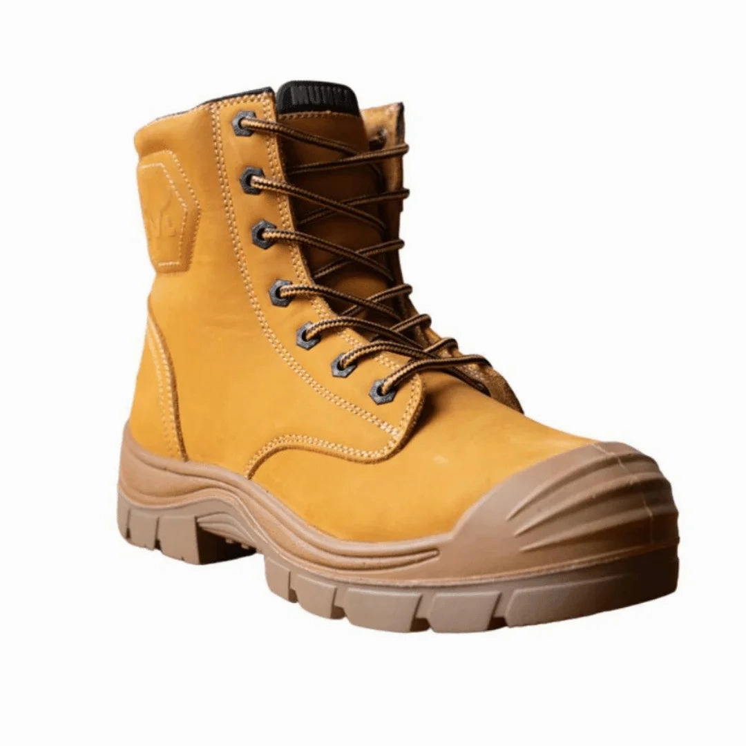 Heat Rash On Feet From Work Boots Munka Taurus Side Zip Work Boots - WHEAT