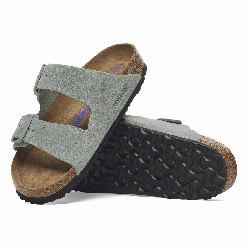 Jil Sander Birkenstock Birkenstock Women's Arizona Soft Footbed Sandal - Pure Sage
