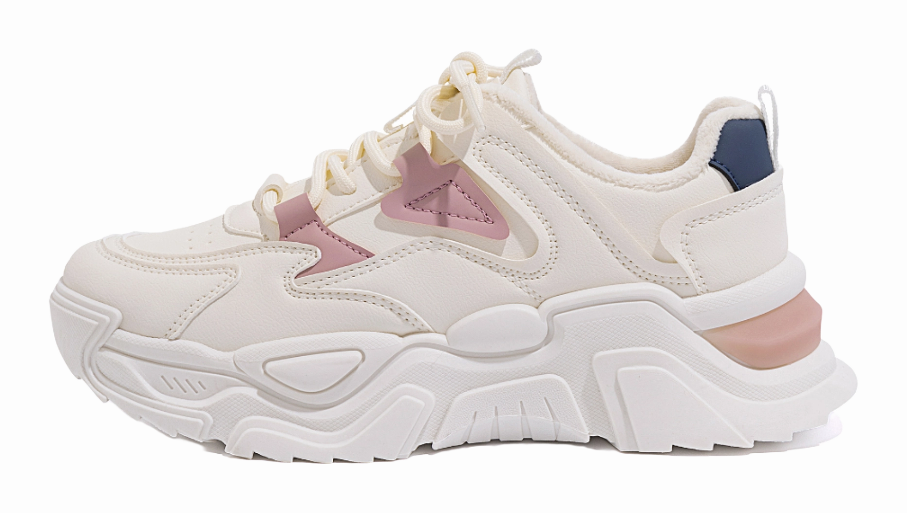 HUANQIU Casual Shoes Abrasion Resistant Breathable Coverage Height Increasing Thermal Low top Chunky Sneakers Women's Slip In Casual Shoes