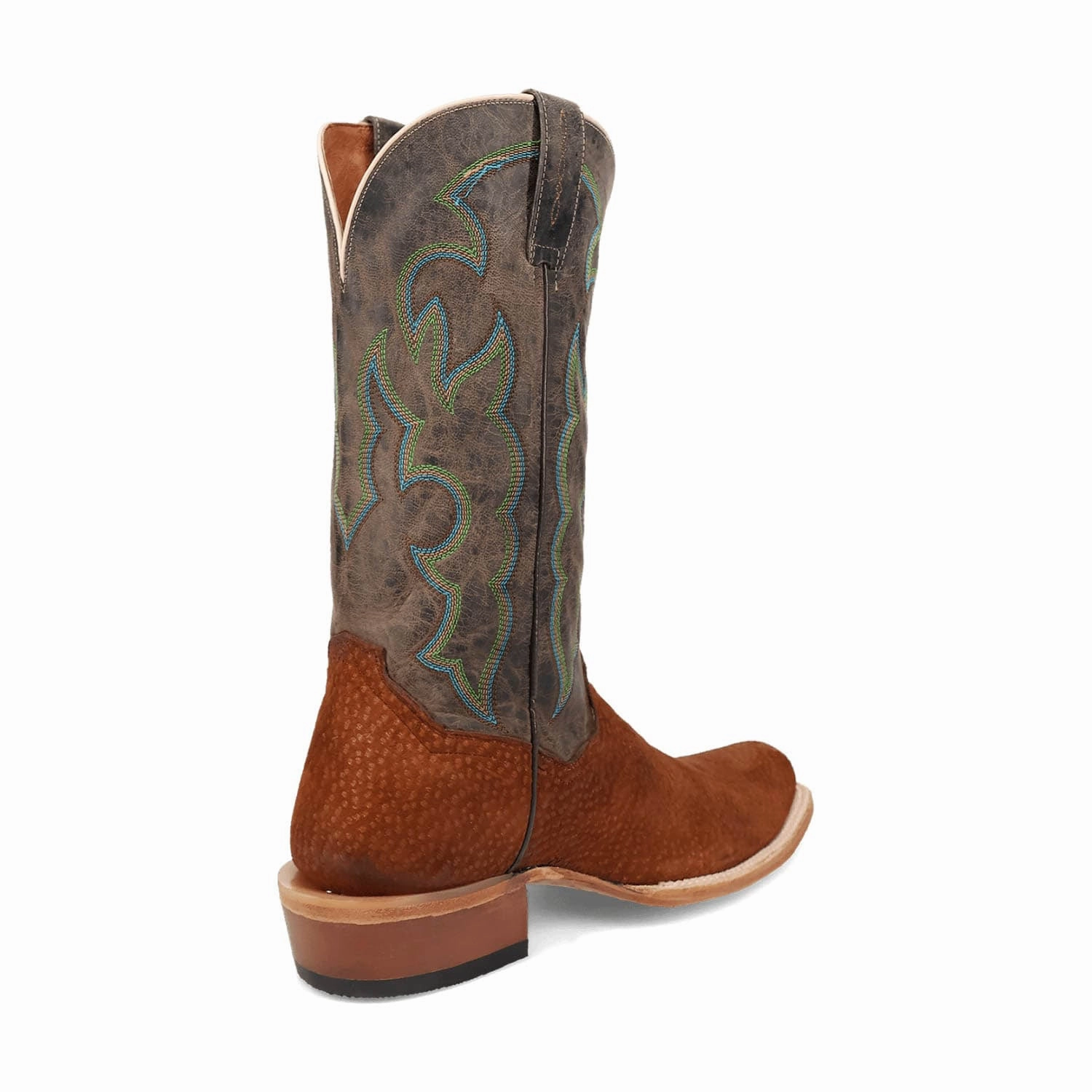 Dan Post Mens Cappy Tan/Brown Carpincho Cowboy Boots Hunters Boots