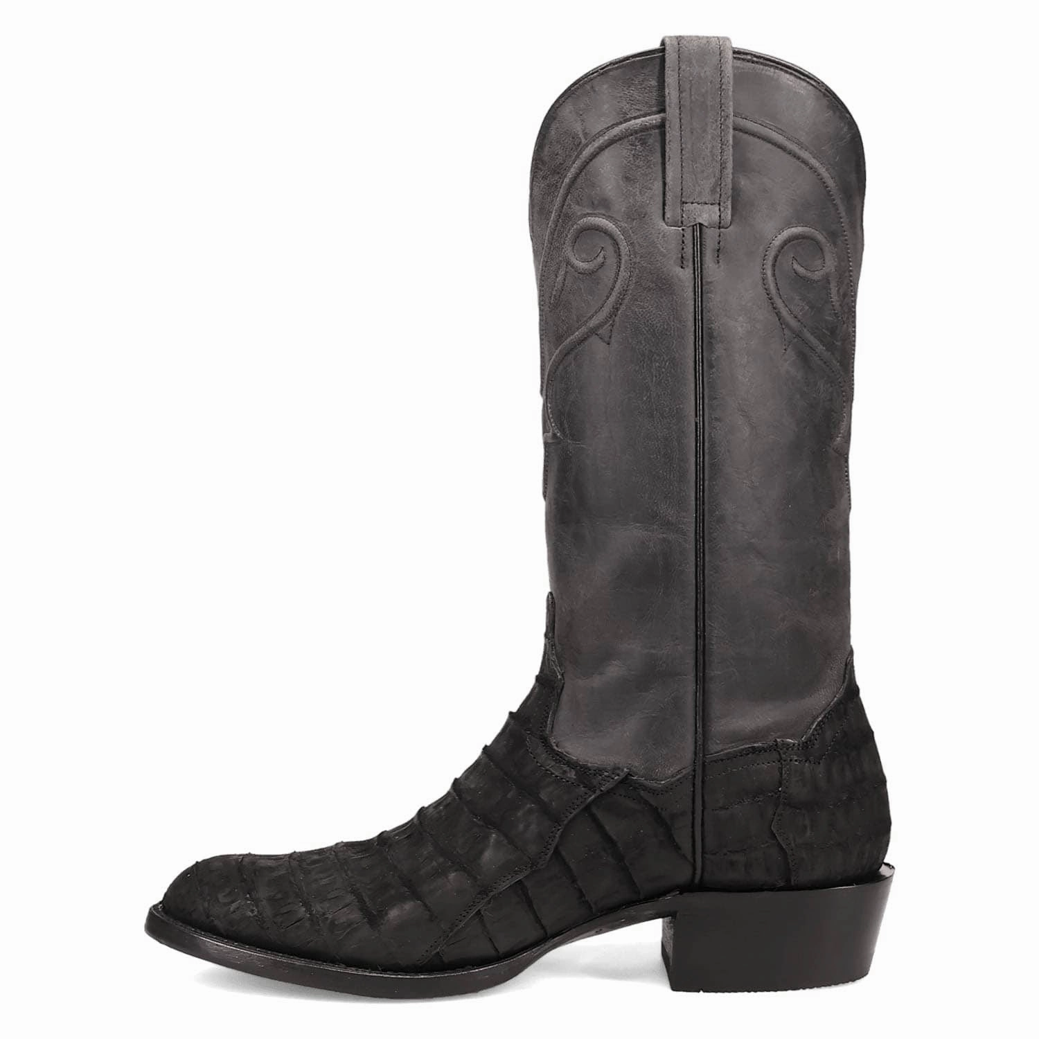 Fashion Boots Dan Post Mens Makara Black Caiman Cowboy Boots
