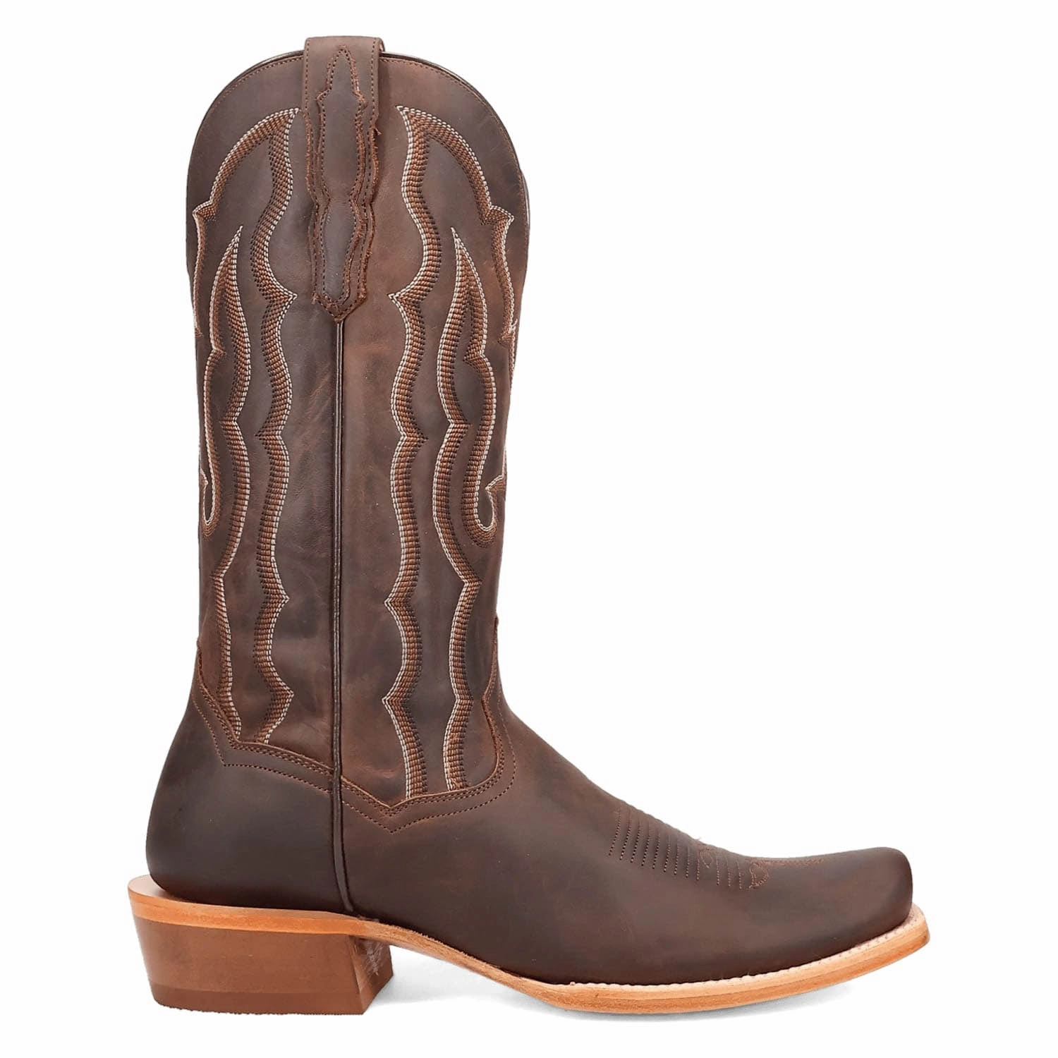 Boots Low Cut Dan Post Mens Oakwood Brown Leather Cowboy Boots