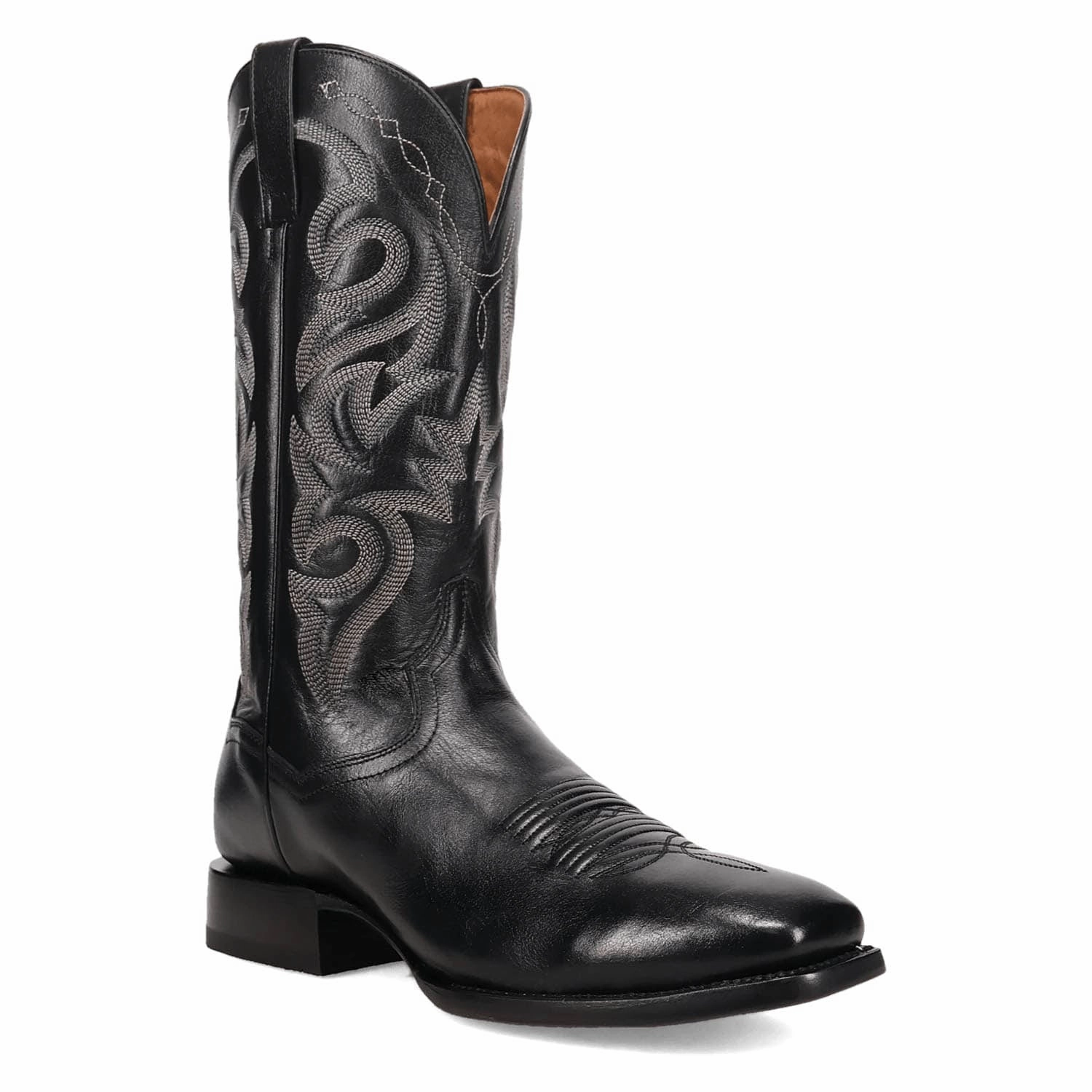 Peppa Rain Boots Dan Post Mens Remington Black Leather 13in Cowboy Boots