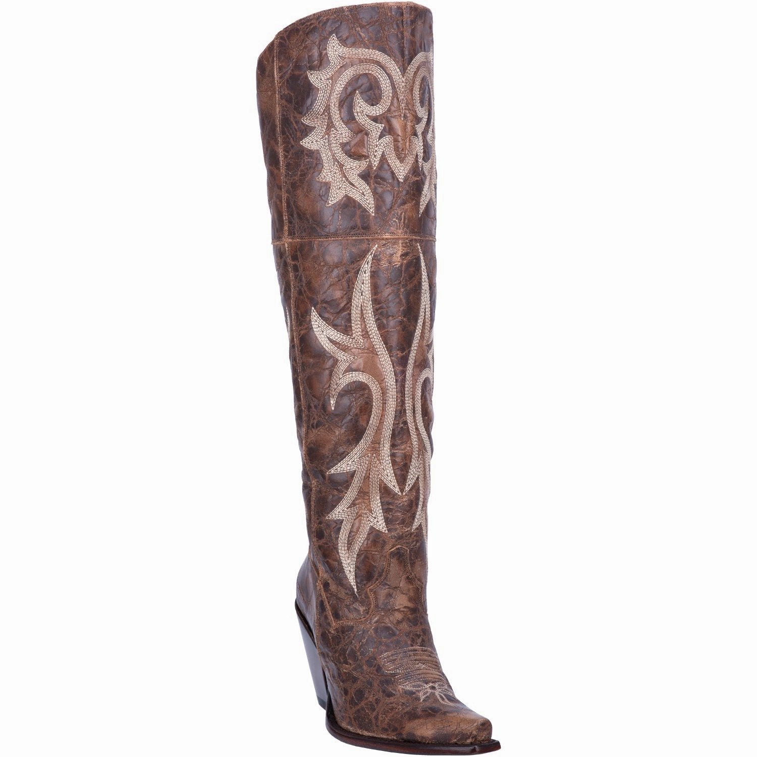 Denvee Knee High Boots Dan Post Women's Jilted - Brown