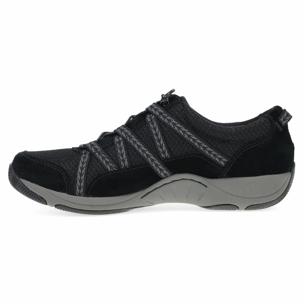 Dansko Harlyn Black/Black Suede Sneaker (Women's) Best Rated Walking