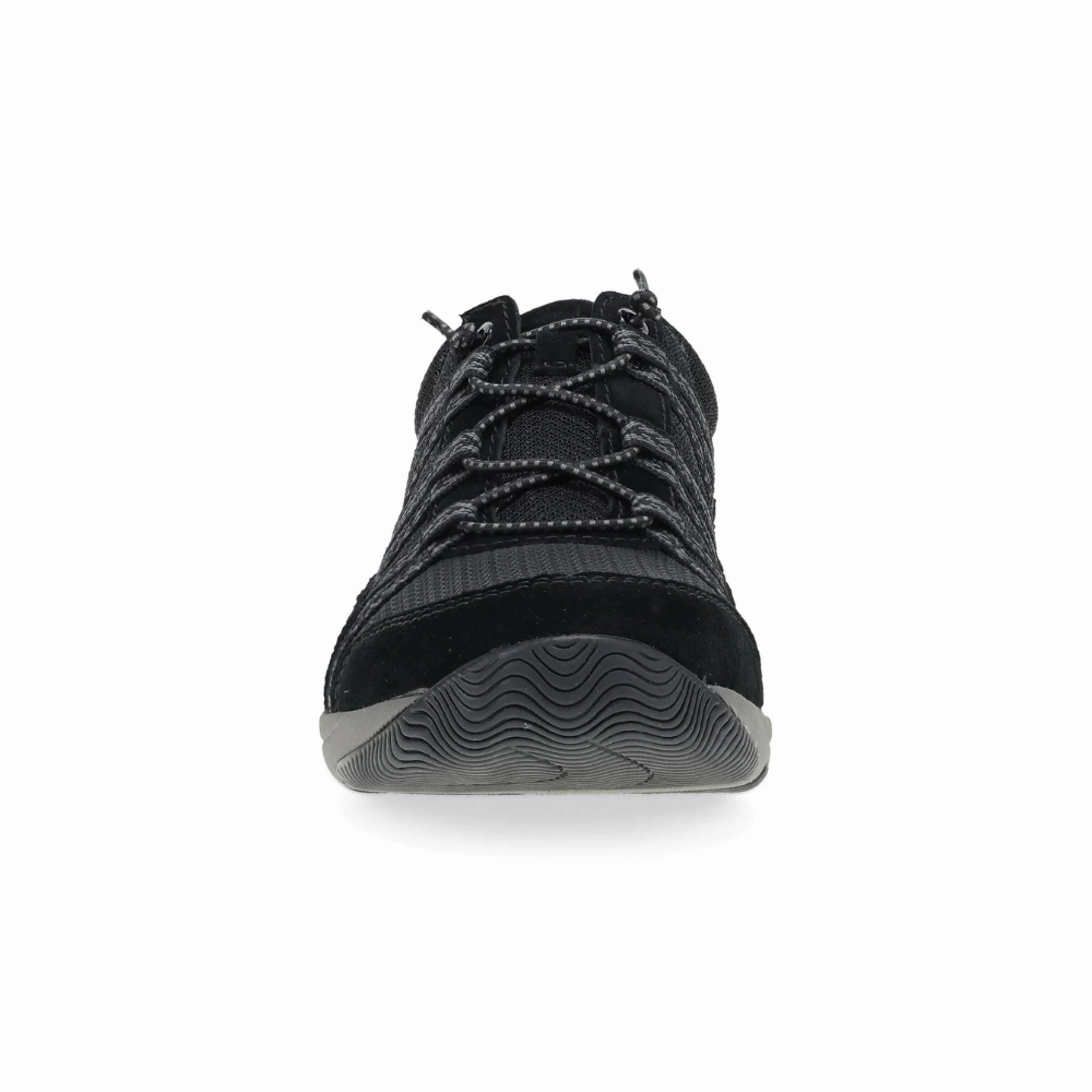 Dansko Harlyn Black/Black Suede Sneaker (Women's) Warm Walking Shoes