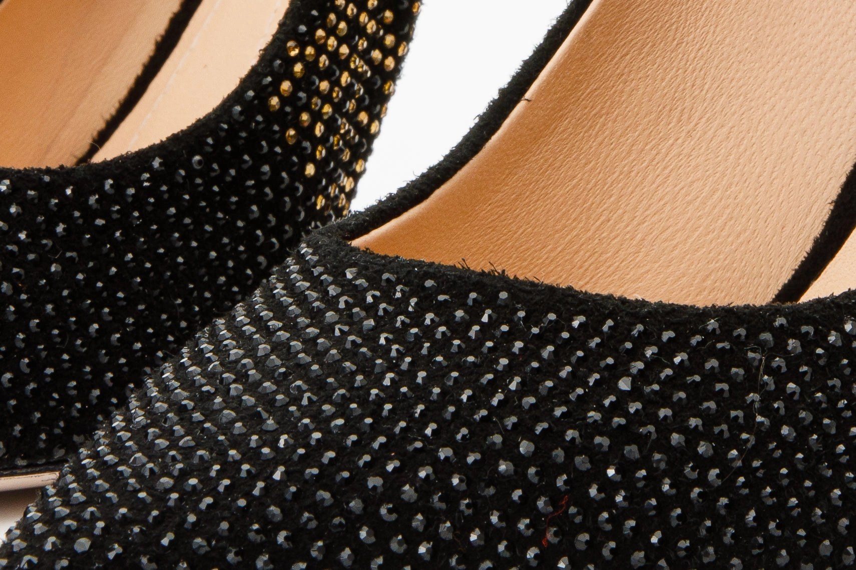 The Bago Black & Gold Glitter Leather Pump Women Shoe Lace Thigh High Heels