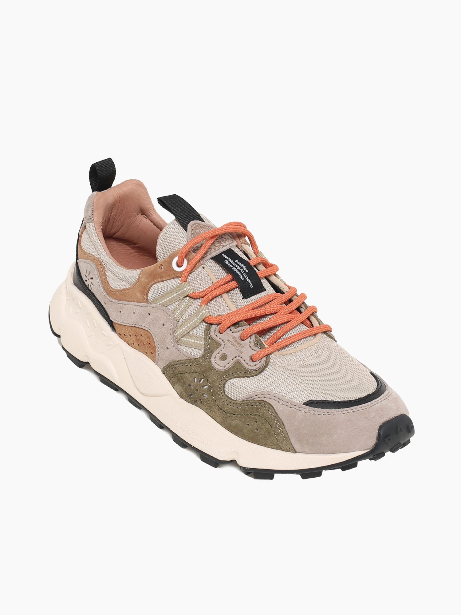 Yamano 3 Uni Sand Military suede Knitted Ck Flat Shoes